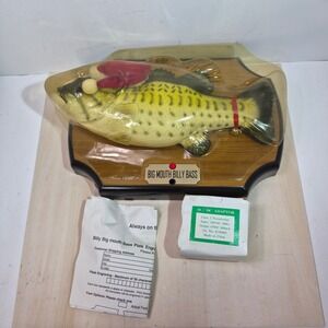 Gemmy Big Mouth Billy Bass Sings for the Holidays Christmas Fish parts only